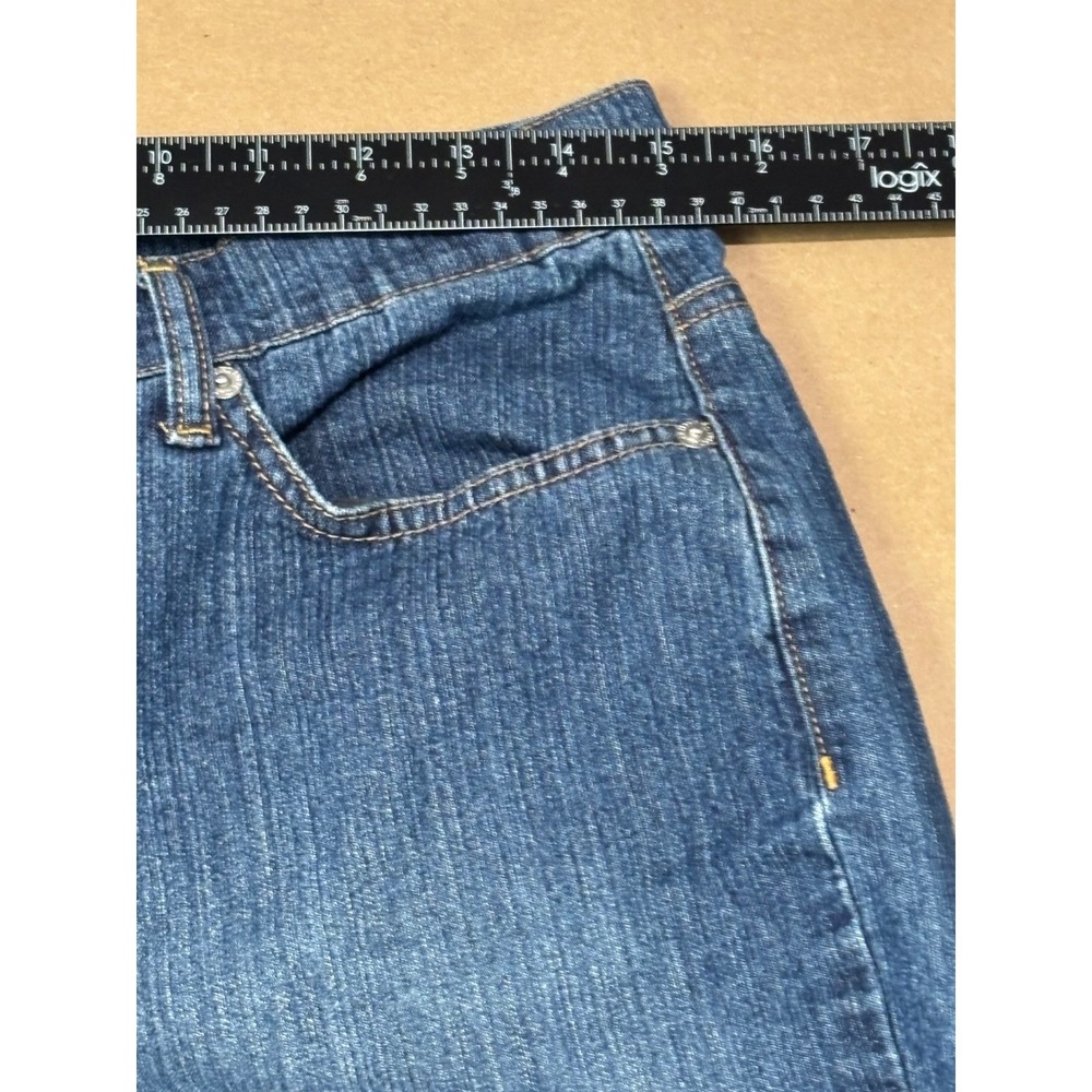 Duck Head Blue Straight Leg Jeans Womens 12P - Picture 3 of 5